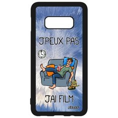 Чехол на смартфон Galaxy S10e, "Не могу - у меня фильм!" Комикс Телевизор Utaupia
