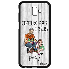 Чехол на смартфон Galaxy J6 Plus 2018, "Не могу - стал дедом!" Отговорка Дедуля Utaupia