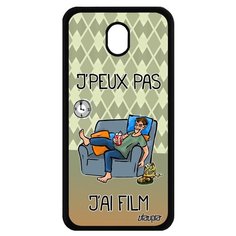Чехол на Galaxy J7 2017, "Не могу - у меня фильм!" Карикатура Телевизор Utaupia