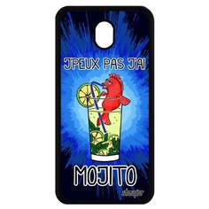 Чехол на смартфон Samsung Galaxy J7 2017, "Не могу - у меня мохито!" Комикс Аперитив Utaupia