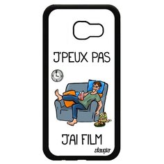 Чехол на смартфон Galaxy A5 2017, "Не могу - у меня фильм!" Карикатура Повод Utaupia