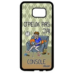 Чехол на смартфон Samsung Galaxy S7 Edge, "Не могу - у меня приставка!" Комикс Консоль Utaupia
