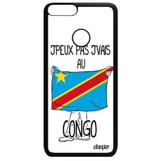 Чехол на смартфон Huawei P Smart 2018, "Еду в Конго Киншаса" Патриот Флаг Utaupia