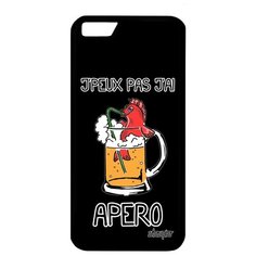 Чехол на смартфон iPhone 6 6S, "Не могу - у меня аперитив!" Предлог Карикатура Utaupia