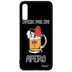 Чехол на смартфон Samsung Galaxy A70, "Не могу - у меня аперитив!" Комикс Карикатура Utaupia