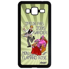Чехол на смартфон Samsung Galaxy J3 2016, "Не могу - у меня фламинго!" Пародия Анекдот Utaupia