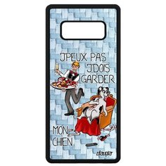 Чехол на смартфон Samsung Galaxy Note 8, "Не могу - у меня собака!" Пародия Юмор Utaupia