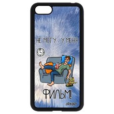 Чехол на смартфон Huawei Y5 2018, "Не могу - у меня фильм!" Юмор Кино Utaupia