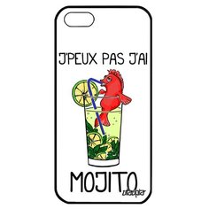 Чехол на смартфон Apple iPhone 5 5S SE, "Не могу - у меня мохито!" Аперитив Повод Utaupia