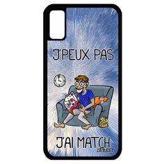 Чехол на смартфон iPhone XS, "Не могу - у меня матч!" Пародия Повод Utaupia