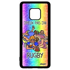 Чехол на смартфон Huawei Mate 20 Pro, "Не могу - у меня регби!" Юмор Игра Utaupia