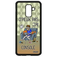 Чехол на смартфон Samsung Galaxy A6 Plus 2018, "Не могу - у меня приставка!" Игра Повод Utaupia
