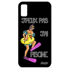 Чехол на смартфон iPhone XS, "Не могу - у меня бассейн!" Плавание Карикатура Utaupia