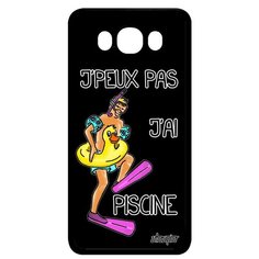 Чехол на смартфон Galaxy J7 2016, "Не могу - у меня бассейн!" Комикс Шутка Utaupia