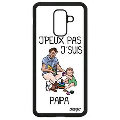 Чехол на смартфон Samsung Galaxy A6 Plus 2018, "Не могу - стал папой!" Юмор Отчим Utaupia