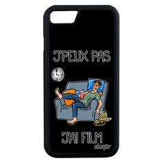 Чехол для телефонов Apple iPhone 8, "Не могу - у меня фильм!" Шутка Телевизор Utaupia