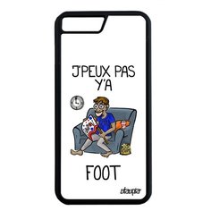 Чехол на смартфон Apple iPhone 7 Plus, "Не могу - смотрю футбол!" Болельщик Карикатура Utaupia