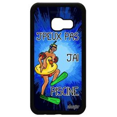 Чехол на смартфон Galaxy A3 2017, "Не могу - у меня бассейн!" Пародия Шутка Utaupia
