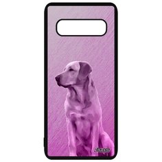 Чехол на смартфон Samsung Galaxy S10, "Лабрадор" Поводырь Собачий Utaupia