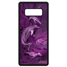 Чехол на смартфон Galaxy Note 8, "Дельфины" Гринды Афалина Utaupia