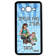 Чехол на смартфон Galaxy Grand Prime, "Не могу - стала тетей!" Повод Карикатура Utaupia