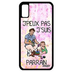 Чехол на смартфон iPhone X, "Не могу - стал крестным!" Карикатура Семья Utaupia