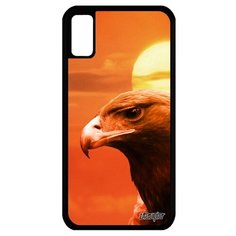 Чехол на смартфон Apple iPhone X, "Орел" Царь Хищник Utaupia