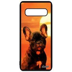 Чехол на смартфон Galaxy S10, "Бульдог" Боксер Кобель Utaupia