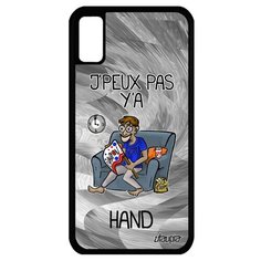 Чехол на смартфон Apple iPhone XS, "Не могу - смотрю гандбол!" Комикс Игра Utaupia