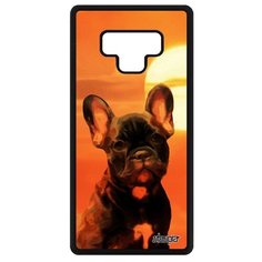 Чехол на смартфон Samsung Galaxy Note 9, "Бульдог" Компаньон Английский Utaupia
