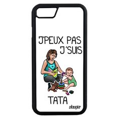 Чехол на смартфон iPhone 7, "Не могу - стала тетей!" Пародия Юмор Utaupia