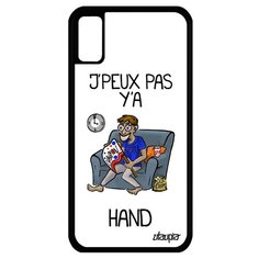 Чехол на смартфон iPhone XS, "Не могу - смотрю гандбол!" Спорт Комикс Utaupia