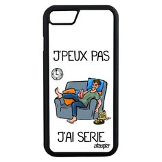 Чехол на смартфон Apple iPhone 8, "Не могу - у меня сериал!" Шутка Фильм Utaupia