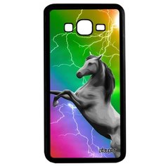 Чехол на смартфон Samsung Galaxy Grand Prime, "Лошадь" Дикая Скакун Utaupia
