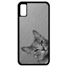 Чехол на смартфон Apple iPhone XS, "Котик" Полосатый Милый Utaupia