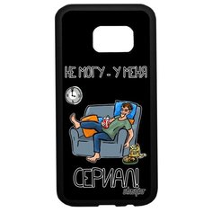 Чехол на смартфон Galaxy S7, "Не могу - у меня сериал!" Манга Юмор Utaupia