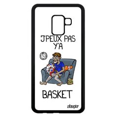 Чехол на смартфон Galaxy A8 2018, "Не могу - смотрю баскетбол!" Юмор Спорт Utaupia