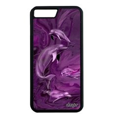 Чехол на смартфон Apple iPhone 8 Plus, "Дельфины" Белуха Косатка Utaupia