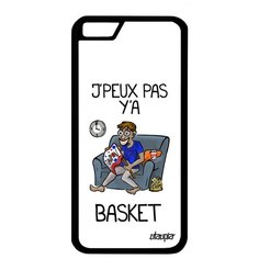 Чехол на смартфон Apple iPhone 6 6S, "Не могу - смотрю баскетбол!" Комикс Карикатура Utaupia