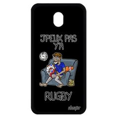 Чехол на смартфон Samsung Galaxy J7 2017, "Не могу - смотрю регби!" Повод Карикатура Utaupia