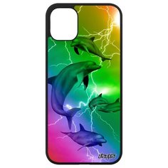 Чехол на смартфон Apple iPhone 11, "Дельфины" Белуха Соталия Utaupia