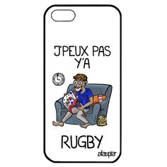 Чехол на смартфон Apple iPhone 5 5S SE, "Не могу - смотрю регби!" Болельщик Игра Utaupia