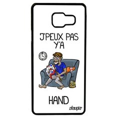 Чехол на смартфон Samsung Galaxy A3 2016, "Не могу - смотрю гандбол!" Гандбол Карикатура Utaupia