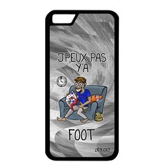 Чехол на смартфон Apple iPhone 6 6S, "Не могу - смотрю футбол!" Карикатура Повод Utaupia
