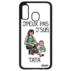 Чехол на смартфон Samsung Galaxy A40, "Не могу - стала тетей!" Семья Карикатура Utaupia