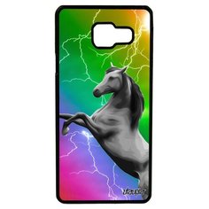 Чехол на смартфон Samsung Galaxy A3 2016, "Лошадь" Жеребенок Мустанг Utaupia