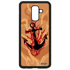 Чехол на смартфон Galaxy A6 Plus 2018, "Якорь" Канат Капитан Utaupia
