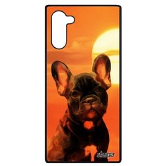 Чехол на смартфон Samsung Galaxy Note 10, "Бульдог" Животное Английский Utaupia