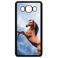 Чехол на смартфон Galaxy J5 2016, "Лошадь" Дикая Рысак Utaupia