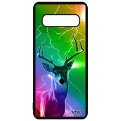Чехол на смартфон Galaxy S10 Plus, "Олень" Лань Олененок Utaupia